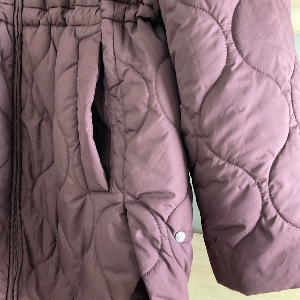 Zella Purple Quilted Jacket Medium - Picture 5 of 7
